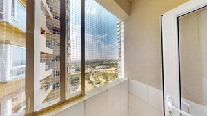 Balcony in 2 BHK Apartment at Bhartiya Nikoo Homes, Thanisandra Main Road – for Sale