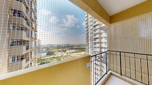 Balcony in 2 BHK Apartment at Bhartiya Nikoo Homes, Thanisandra Main Road – for Sale