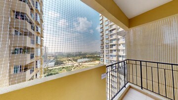 Balcony in 2 BHK Apartment at Bhartiya Nikoo Homes, Thanisandra Main Road – for Sale