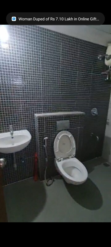 Bathroom in 2 BHK Apartment at Lodha Downtown, Dombivli East – for Rent