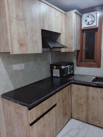 Kitchen in 1 BHK Builder Floor at Chattarpur – for Rent