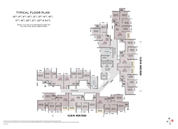 Master Plan, millennium-celesta 3 Bedroom 1047 Sq.Ft. Apartment In Kharghar Sector 34 Navi Mumbai 9509969