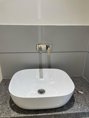 Bathroom in 3 BHK Apartment at Prahlad Nagar – for Sale