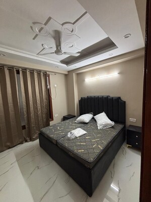 Bedroom in 1 BHK Builder Floor at Chattarpur – for Rent