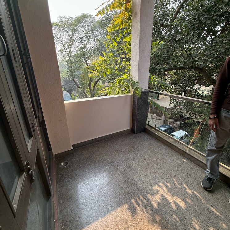 Balcony, kalkaji 2 Bedroom 1100 Sq.Ft. Builder Floor In Kalkaji Delhi 9499995