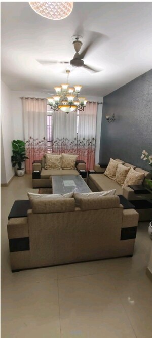 Living Room in 3 BHK Apartment at Piyush Heights, Sector 89 – for Rent