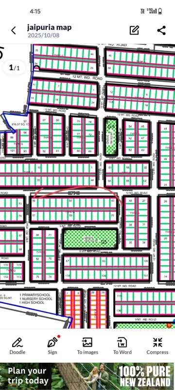  Plot – Exterior View View at Shouryapuram, Lal Kuan - for Sale