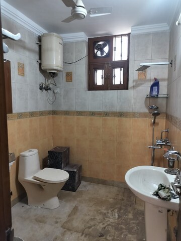 Bathroom in 3 BHK Builder Floor at Sector 9 – for Rent