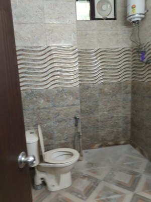 Bathroom in 3 BHK Builder Floor at Chattarpur – for Rent