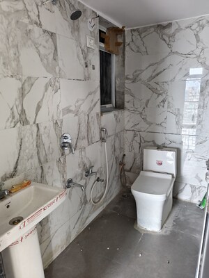 Bathroom in 1 BHK Apartment at Patil Divine Heights, Diva – for Rent