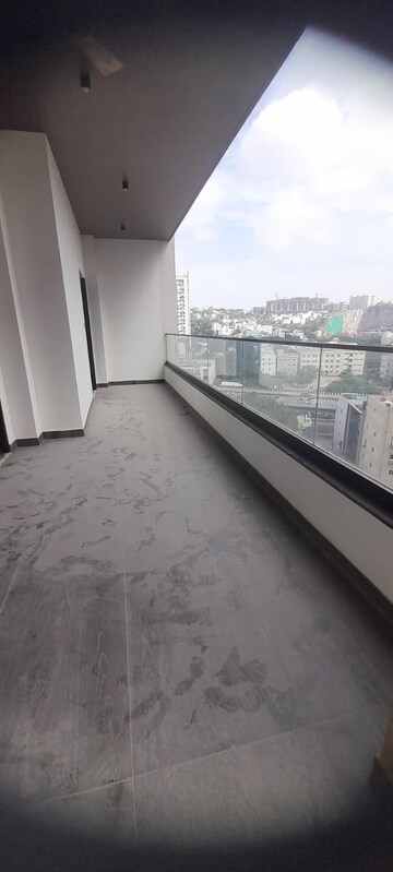 Balcony in 3 BHK Apartment at Aparna One, Shaikpet – for Rent