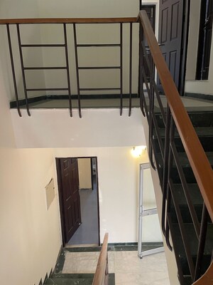 Staircase in 3 BHK Villa at Unitech Deerwood Chase, Nirvana Country – for Rent