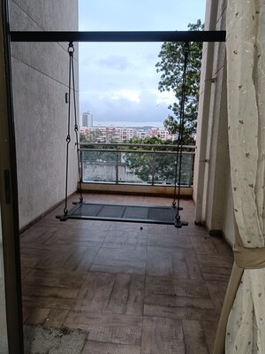 Balcony in 2 BHK Apartment at Karishma Society, Kothrud – for Rent