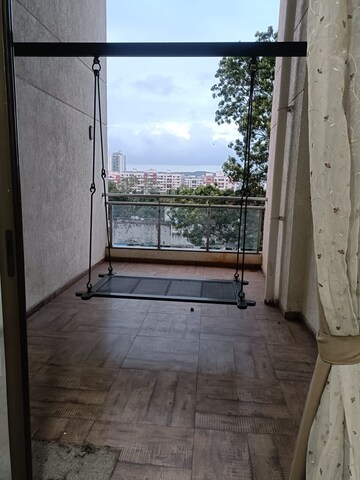 Balcony in 2 BHK Apartment at Karishma Society, Kothrud – for Rent