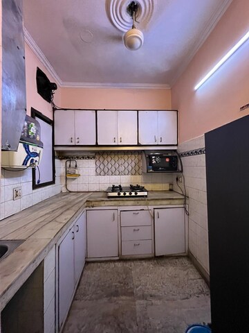 Kitchen in 2 BHK Builder Floor at Tagore Garden – for Rent