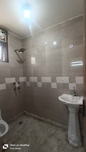 Bathroom in 2 BHK Builder Floor at Panchsheel Vihar – for Rent