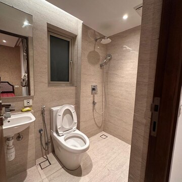 Bathroom in 2 BHK Apartment at One Hiranandani Park, Brahmand – for Rent