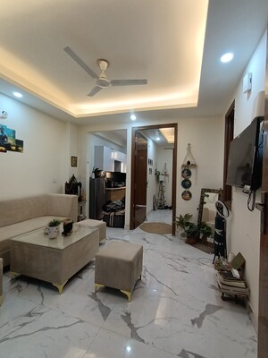 Living Room in 2 BHK Builder Floor at Saket – for Rent