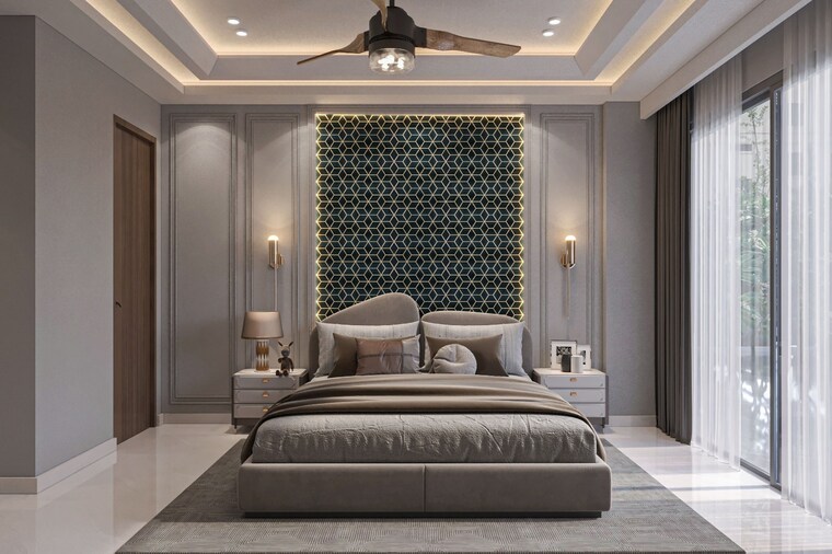 Bedroom, unitech-south-city-1 4 Bedroom 245 Sq.Yd. Builder Floor In South City 1 Gurgaon 9511350