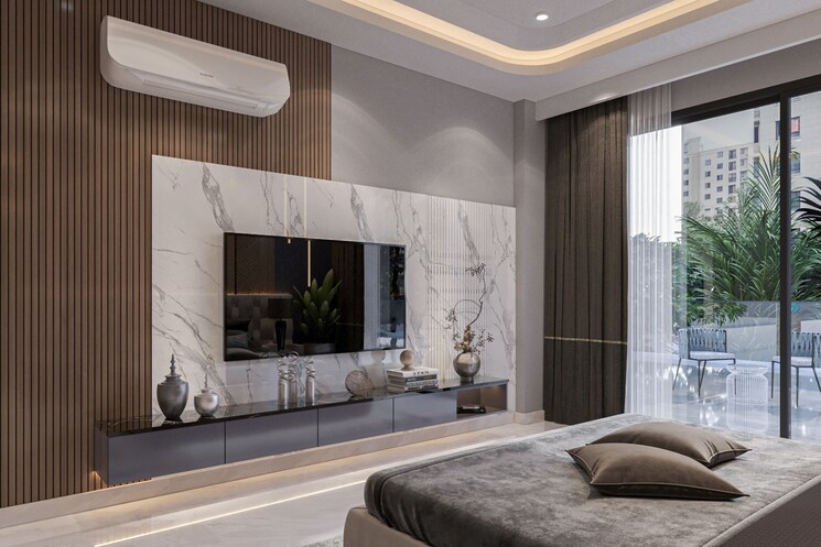 Bedroom, unitech-south-city-1 4 Bedroom 245 Sq.Yd. Builder Floor In South City 1 Gurgaon 9511350