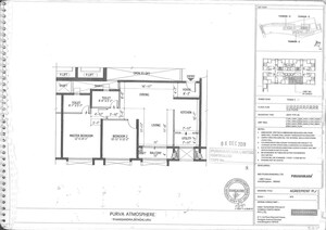 Floor Plan in 2 BHK Apartment at Puravankara Purva Atmosphere, Thanisandra Main Road – for Sale