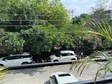 Balcony in 2 BHK Builder Floor at Greater Kailash I – for Rent