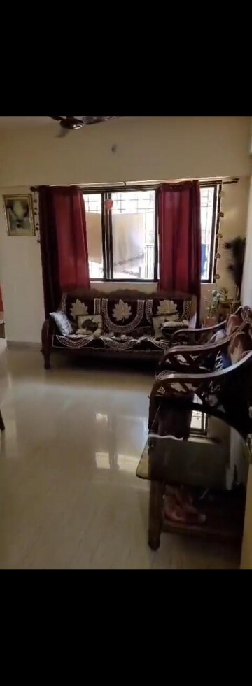 Living Room in 2 BHK Apartment at Raunak Unnathi Greens, Kasarvadavali – for Rent