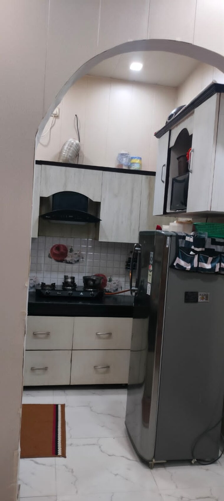 Kitchen, dhakoli 2 Bedroom 900 Sq.Ft. Apartment In Dhakoli Zirakpur 9511814