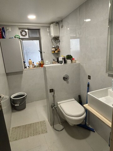 Bathroom in 2 BHK Apartment at Bandra West – for Rent