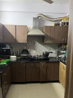 Kitchen in 3 BHK Apartment at MS Enclave Zirakpur, Dhakoli – for Sale