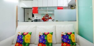 Living Room in 2 BHK Apartment at Juhu – for Rent