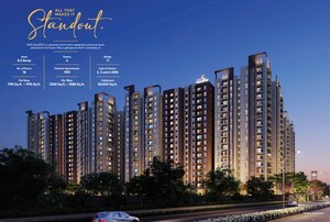 2 BHK Apartment – Exterior View View at GHR Callisto, Kollur - for Sale