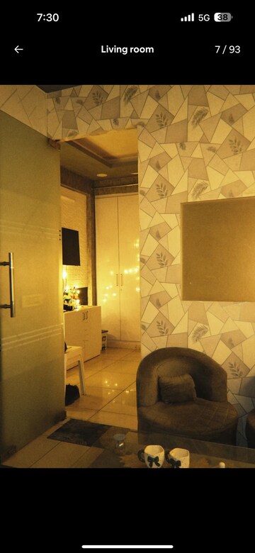 Living Room in 1 BHK Apartment at Motia Citi Royal Business Park, Ambala Highway – for Rent