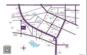 3 BHK Apartment – Map Location View at GHR Callisto, Kollur - for Sale