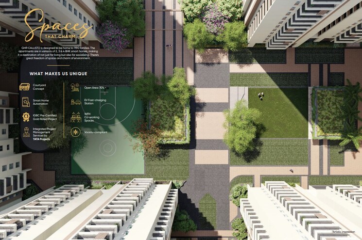 Exterior View, ghr-callisto 3 Bedroom 1430 Sq.Ft. Apartment In Kollur Hyderabad 9512163