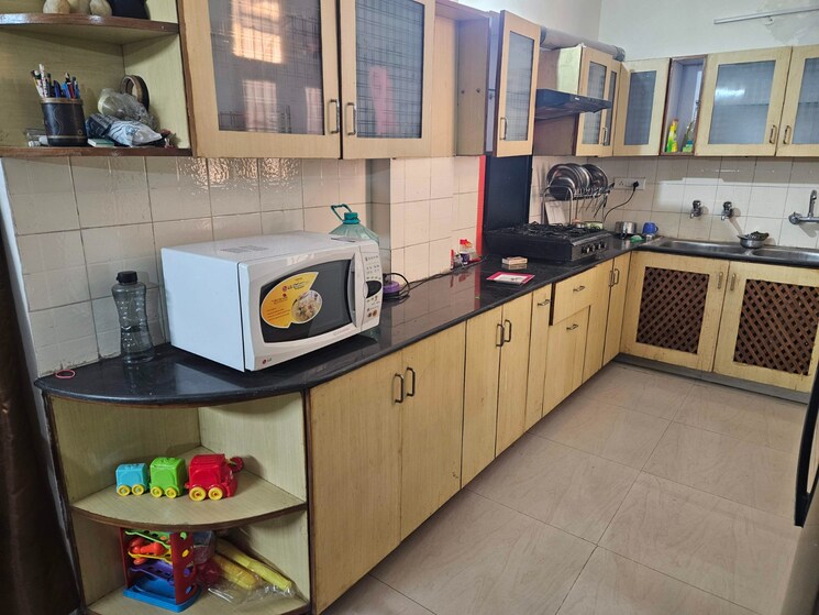 Kitchen, nk-savitry-enclave 3 Bedroom 1800 Sq.Ft. Apartment In Vip Road Zirakpur 9512297