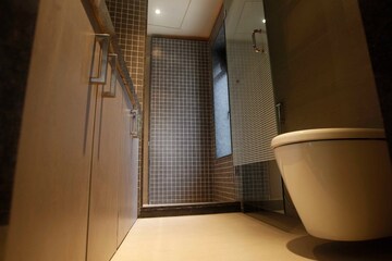 Bathroom in 3 BHK Apartment at Khar West – for Rent