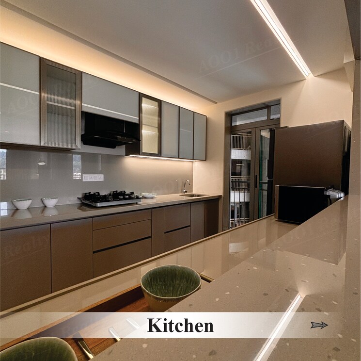 Kitchen, hiranandani-meadows 2 Bedroom 650 Sq.Ft. Apartment In Manpada Thane 9512398