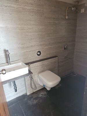 Bathroom in 3 BHK Apartment at Kaveri Heritage, Borivali West – for Rent