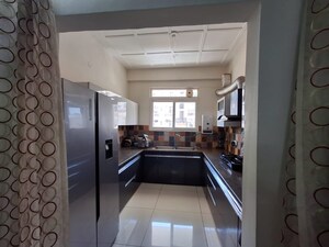 Kitchen in 3 BHK Apartment at Lake View Complex, Dhakoli – for Rent