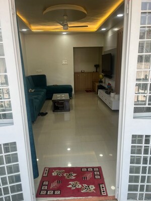 Living Room in 2 BHK Apartment at SSD Sai Marigold, Pimple Saudagar – for Rent