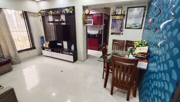 Living Room in 1 BHK Apartment at Sheth Vasant Marvel, Borivali East – for Rent