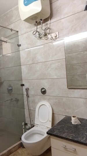 Bathroom in 3 BHK Builder Floor at Rajouri Garden – for Rent