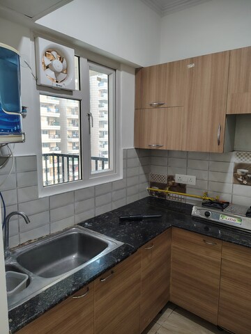 Kitchen in 3 BHK Apartment at Gaur Atulyam, Omicron I Greater Noida – for Rent