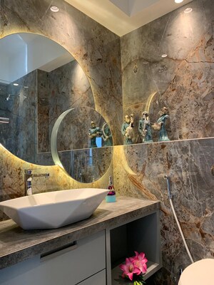 Attached Bathroom in 3 BHK Apartment at Omkar Alta Monte, Malad East – for Rent