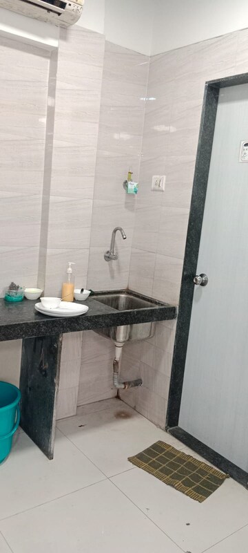 Bathroom in  Office Space at Hiranandani Meadows, Manpada – for Rent