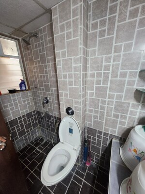 Bathroom in 1.5 BHK Apartment at Suyog Leher, Kondhwa – for Rent