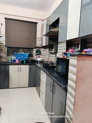 Kitchen in 3 BHK Apartment at Huda Sector 2 – for Sale