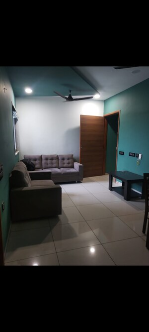 Living Room in 3 BHK Apartment at HR Eternia, Shela – for Rent