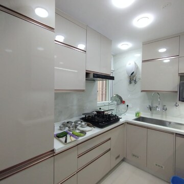 Kitchen in 3 BHK Builder Floor at Unitech Woodstock Floors, Nirvana Country – for Sale